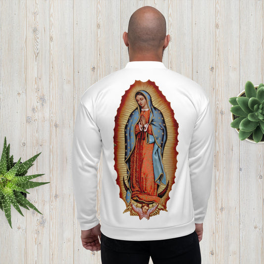 Virgin de Guadalupe Unisex Bomber Jacket